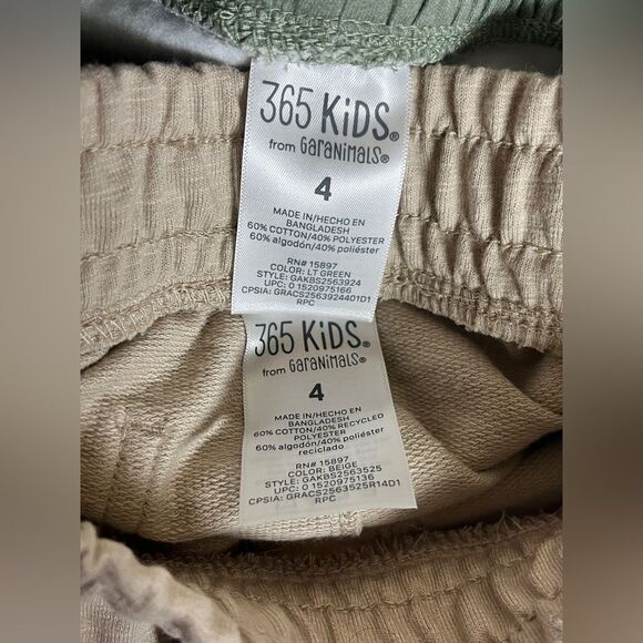 (2) Toddler Boys Shorts Sz 4 / 4T Lot French Terry Shorts Fleece - Picture 7 of 7